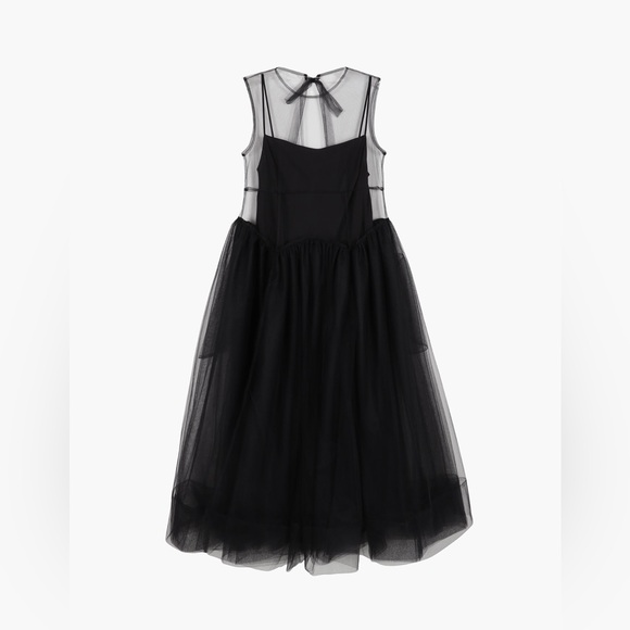 Sandy Liang Mez Dress in Black - Brand new - Picture 2 of 4